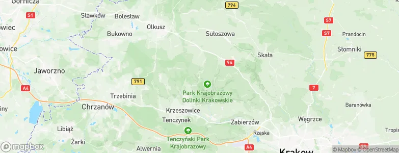Racławice, Poland Map