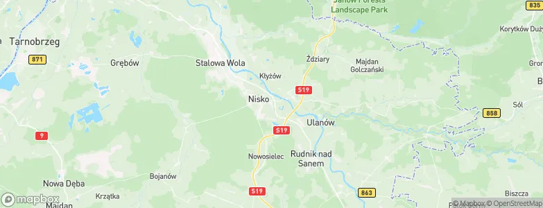 Racławice, Poland Map