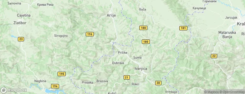 Radaljevo, Serbia Map