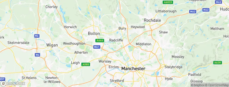 Radcliffe, United Kingdom Map