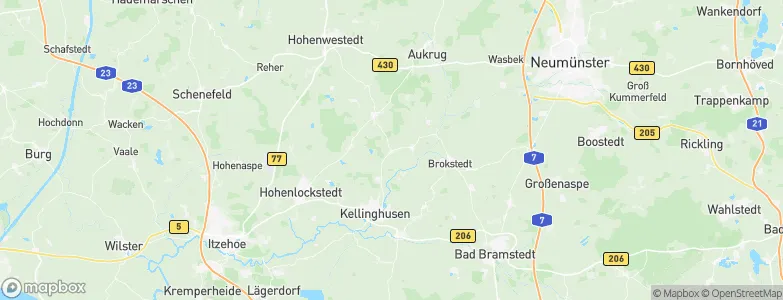 Rade, Germany Map