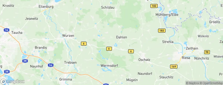 Radegast, Germany Map
