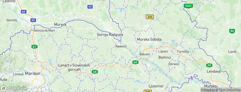 Radenci, Slovenia Map