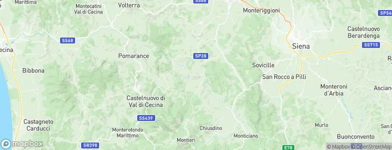 Radicondoli, Italy Map