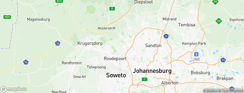 Radiokop, South Africa Map
