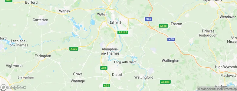 Radley, United Kingdom Map
