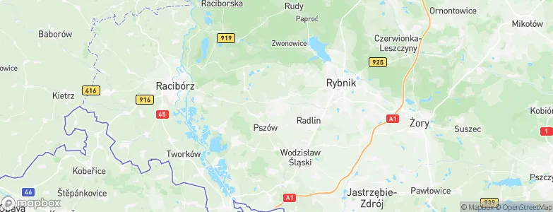Radlikowiec, Poland Map