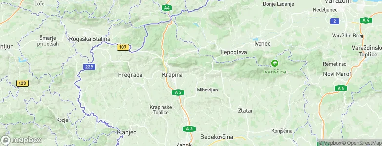 Radoboj, Croatia Map