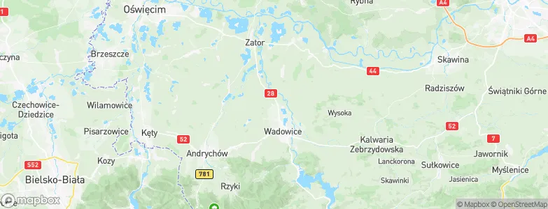 Radocza, Poland Map