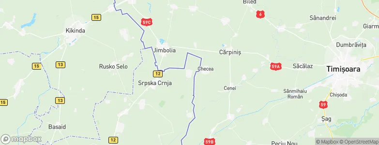 Radojevo, Serbia Map
