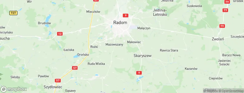 Radom County, Poland Map
