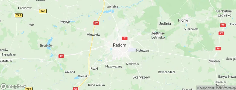 Radom, Poland Map