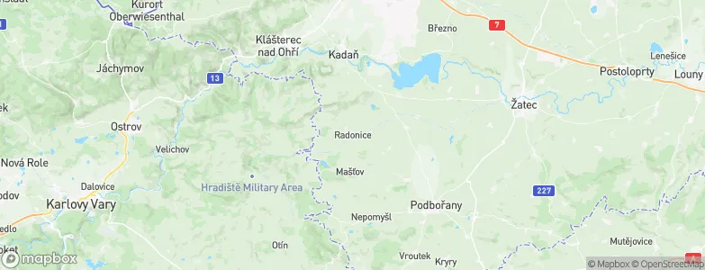Radonice, Czechia Map