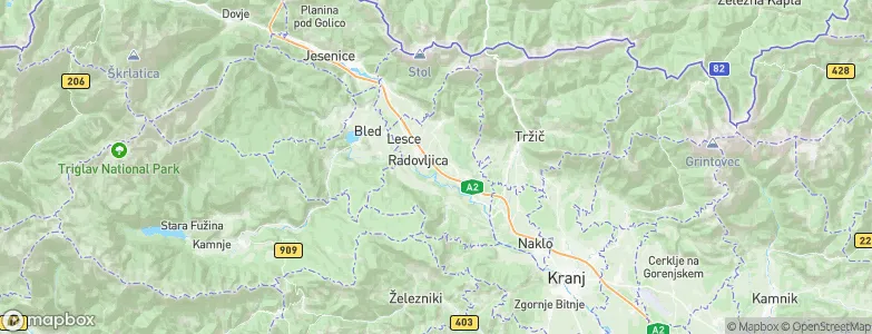 Radovljica, Slovenia Map