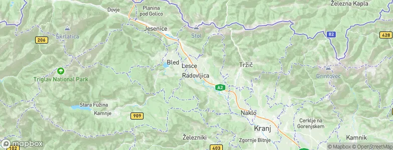 Radovljica, Slovenia Map