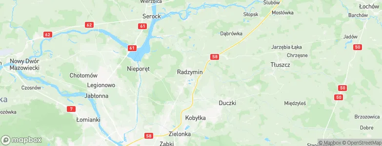 Radzymin, Poland Map