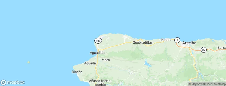 Rafael Hernandez, Puerto Rico Map