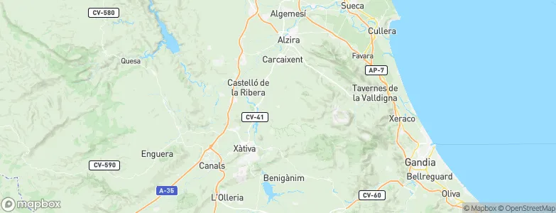 Rafelguaraf, Spain Map