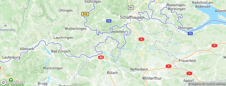 Rafz, Switzerland Map
