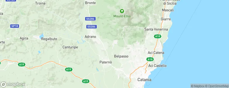Ragalna, Italy Map