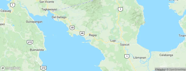 Ragay, Philippines Map