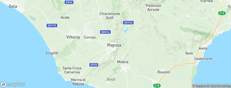Ragusa Ibla, Italy Map