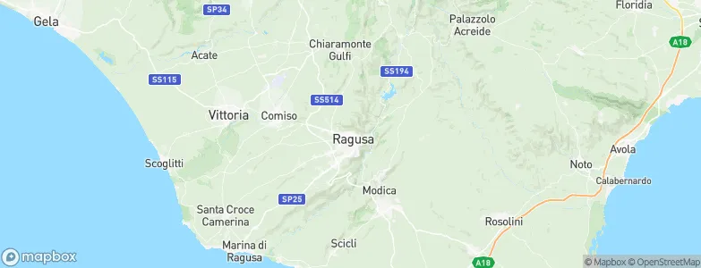 Ragusa, Italy Map