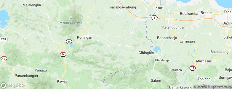 Rahayu, Indonesia Map