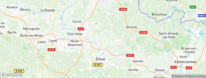 Raimbeaucourt, France Map
