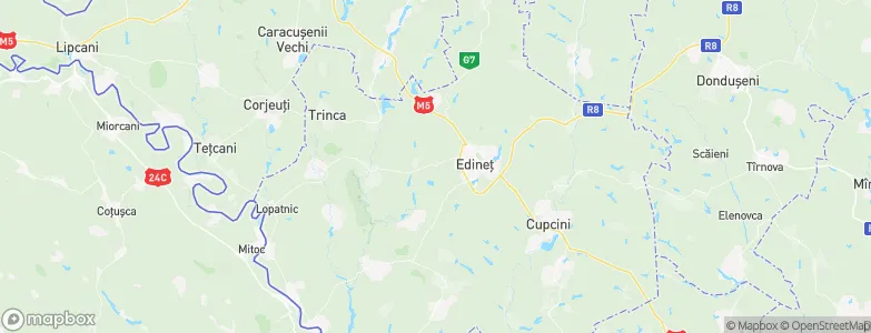 Raionul Edineţ, Moldova Map