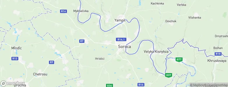 Raionul Soroca, Moldova Map