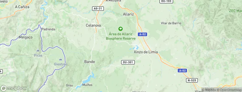 Rairiz de Veiga, Spain Map