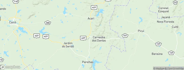 Rajada, Brazil Map