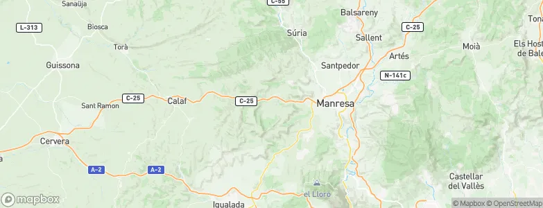 Rajadell, Spain Map