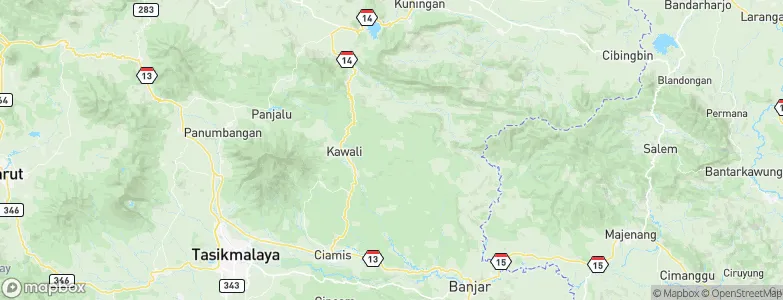 Rajadesa, Indonesia Map