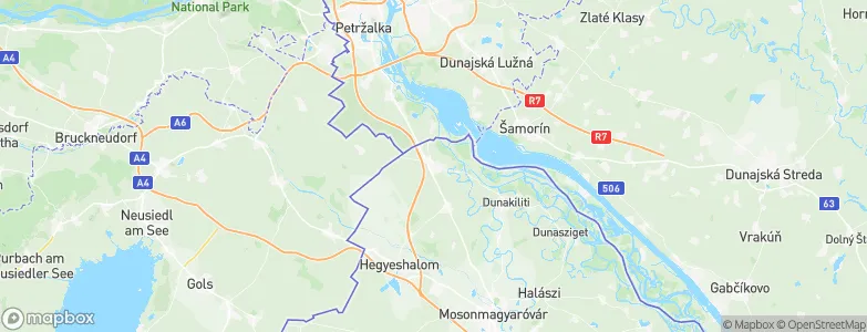 Rajka, Hungary Map