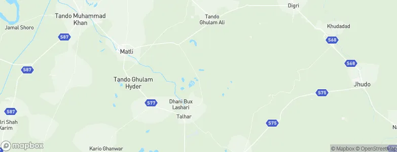 Rajo Khanani, Pakistan Map