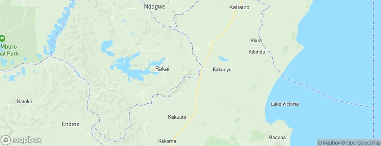 Rakai, Uganda Map