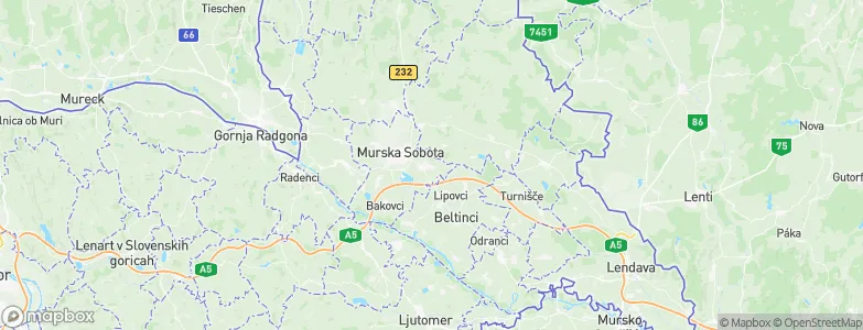 Rakičan, Slovenia Map