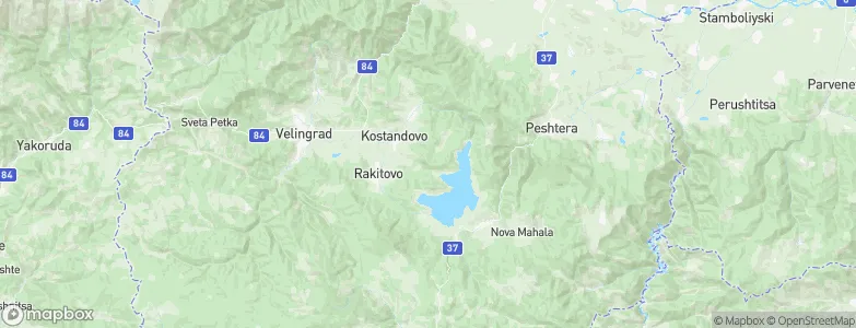 Rakitovo, Bulgaria Map