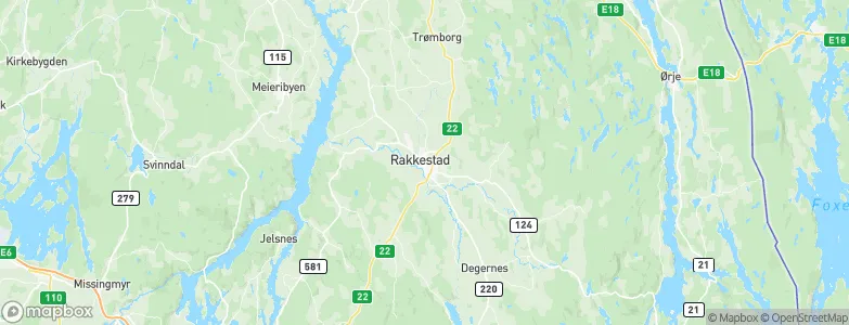 Rakkestad, Norway Map