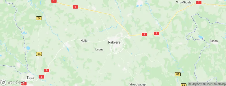 Rakvere, Estonia Map