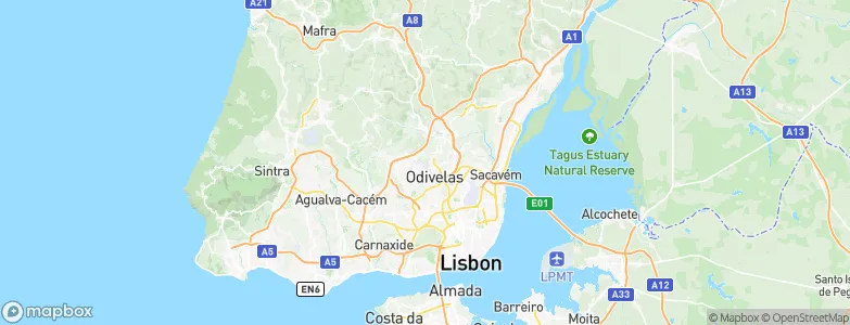 Ramada, Portugal Map