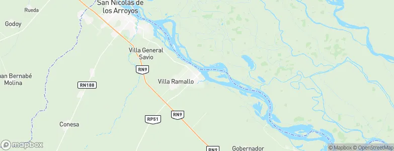 Ramallo, Argentina Map