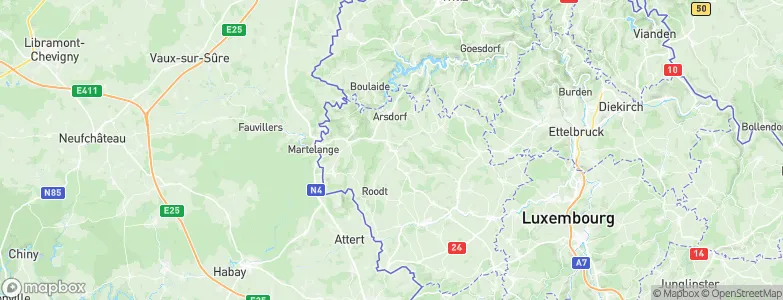 Rambrouch, Luxembourg Map