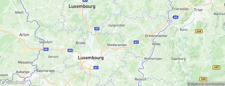 Rameldange, Luxembourg Map