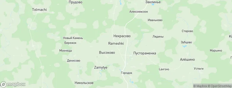 Rameshki, Russia Map