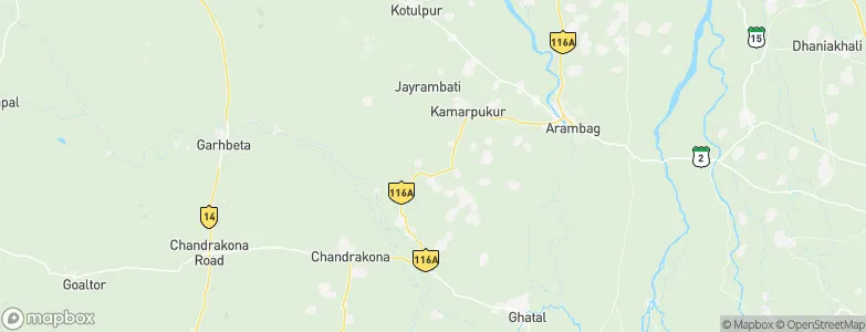 Rāmjībanpur, India Map