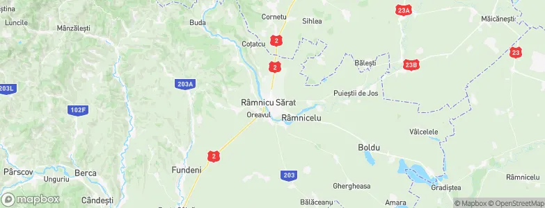 Râmnicu Sărat, Romania Map