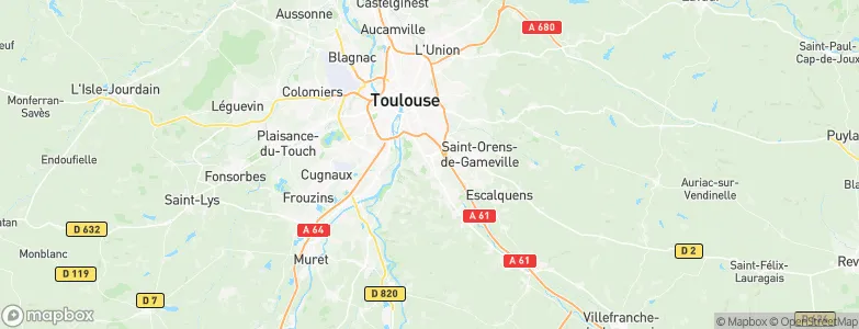 Ramonville-Saint-Agne, France Map